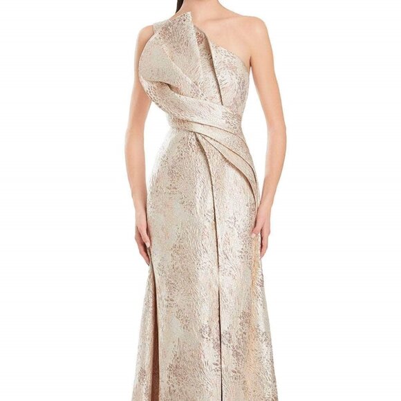 Alexander By Daymor Dresses & Skirts - NWT Alexander by Daymor 3067S25 Draped One Shoulder A-line Dress Blush Size 8